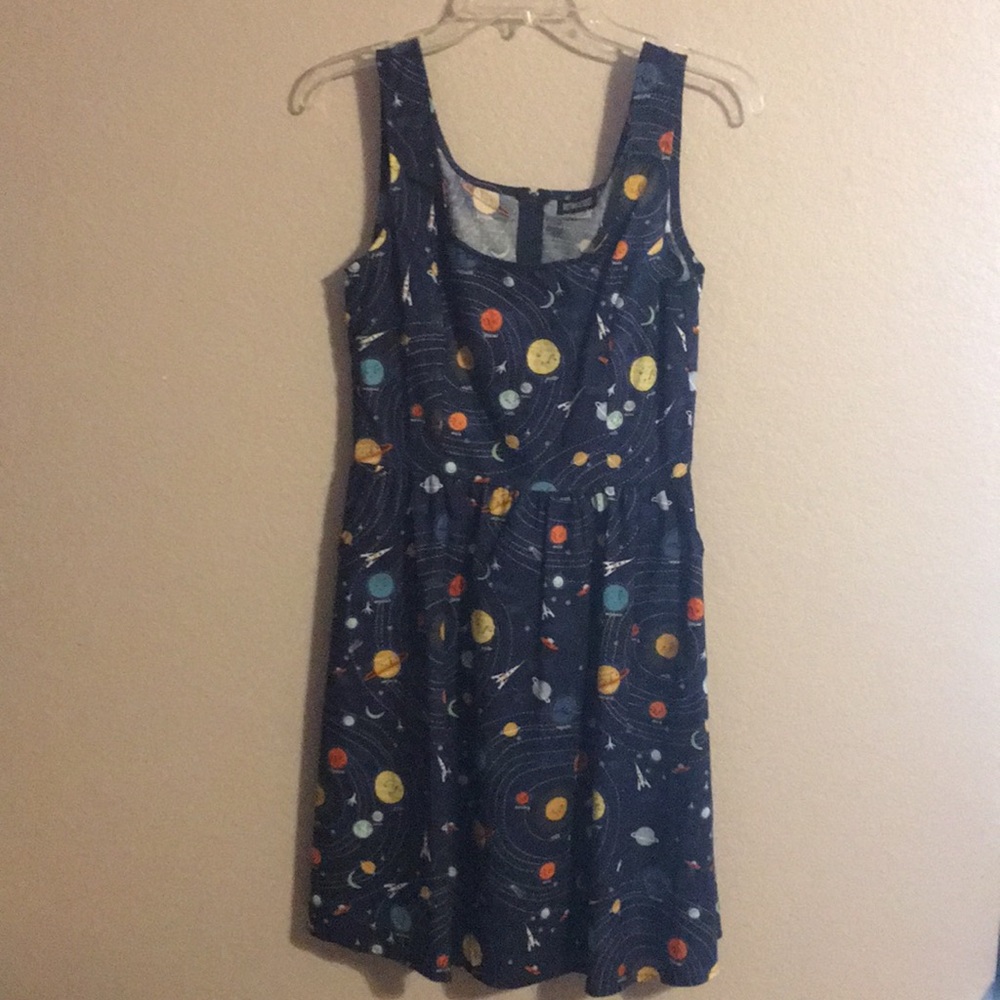 Retrolicious Solar System Rockets Space Dress
